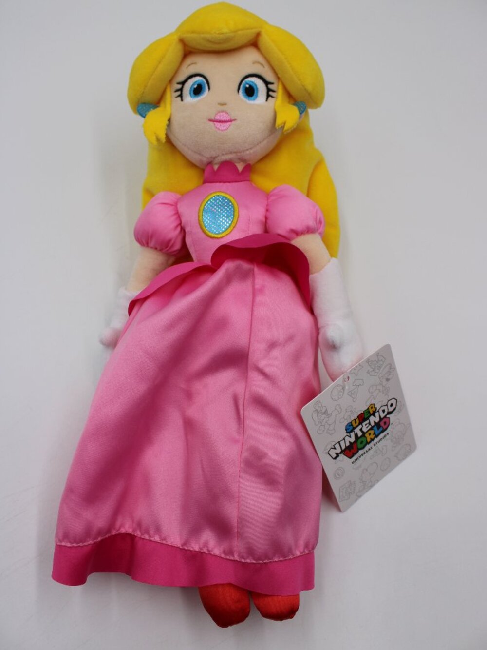 Universal Epic Universe Super Nintendo World Princess Peach Plush 15" Toy Doll